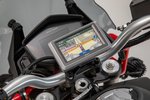 Montagem GPS SW-Motech para guidão - Preto. Moto Guzzi V85 TT (19-).