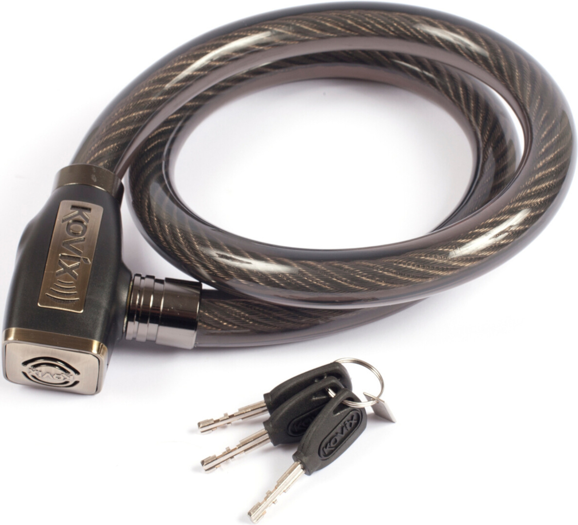 Kovix KWL24 Alarm Cable Lock, grey, Size 110 cm, grey, Size 110 cm