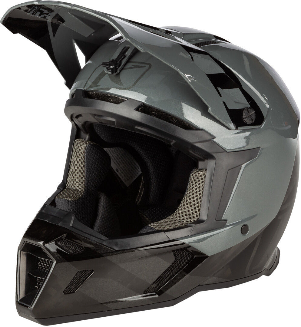 Klim F5 Koroyd Ascent Carbon Motocross Helmet, black-grey, Size 3XL, black-grey, Size 3XL