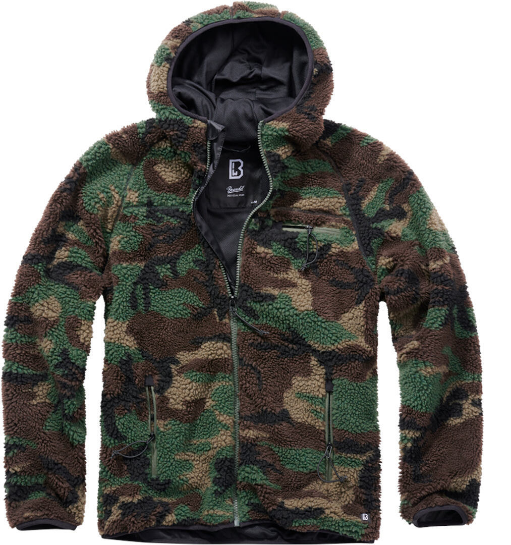 Brandit Teddyfleece Worker Jacke, grün, Größe 7XL für Männer