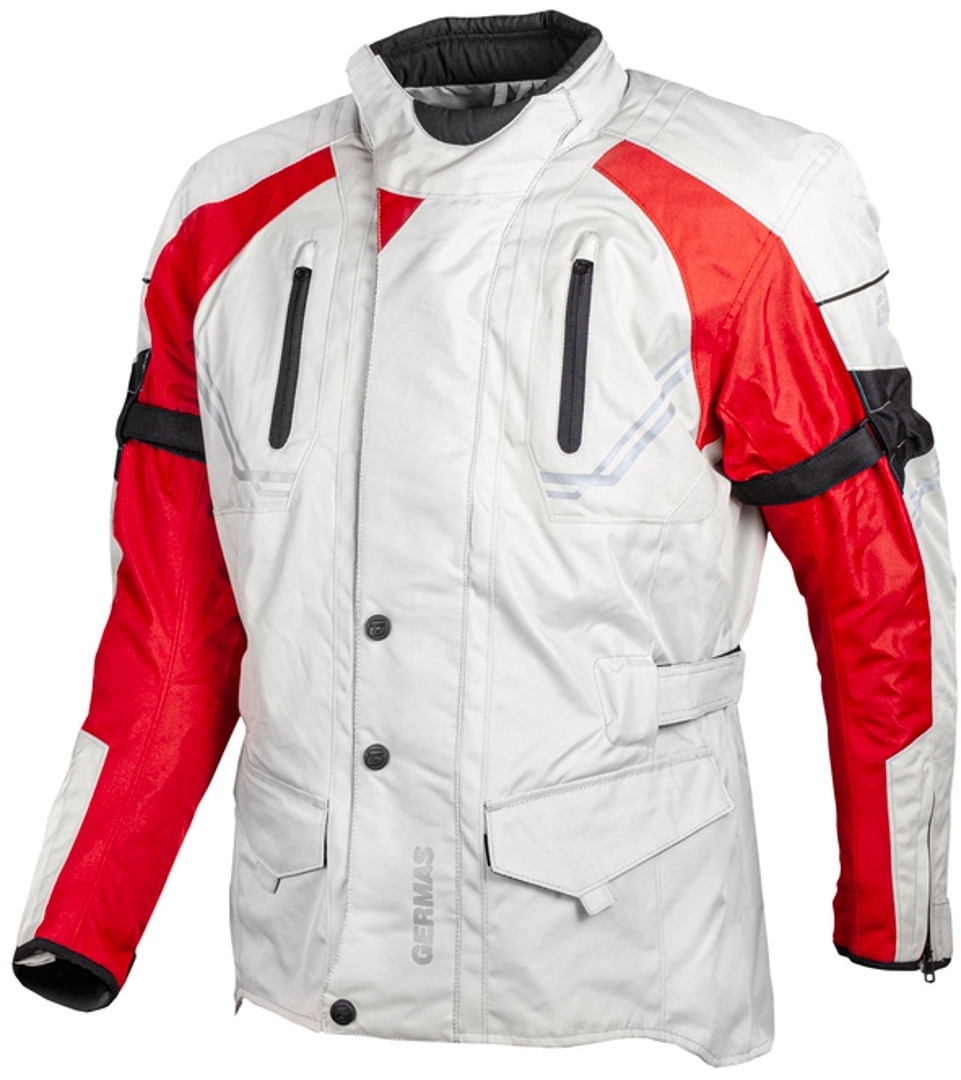 GMS Taylor Motorcycle Textile Jacket, red-beige, Size 4XL, red-beige, Size 4XL
