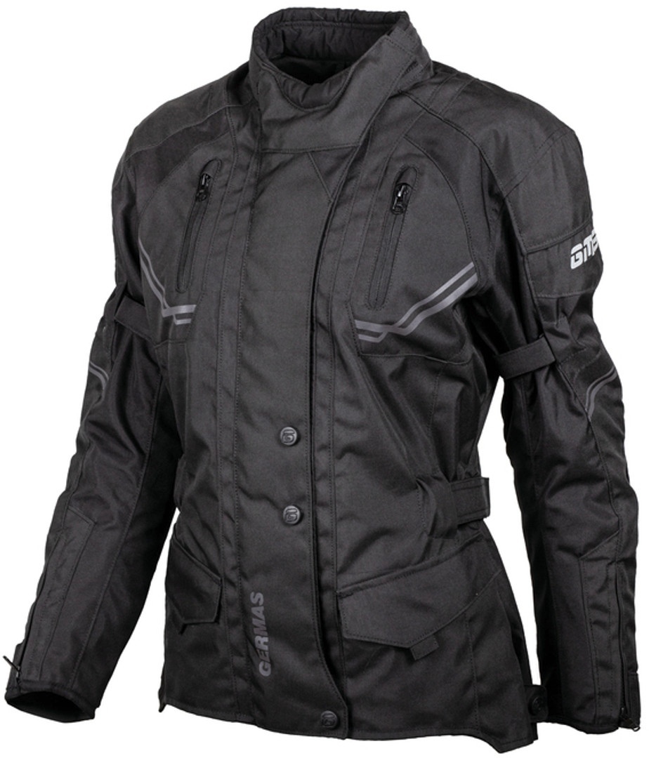 GMS Taylor Ladies Motorcycle Textile Jacket, black, Size S for Women, black, Size S for Women