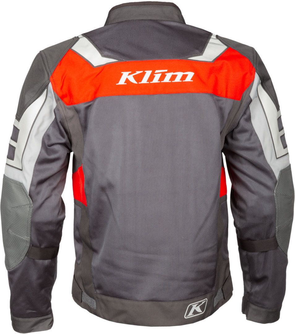 Photos - Motorcycle Clothing Klim Induction Pro Motorcycle Textile Jacket, grey-red, Size 2XL for Men