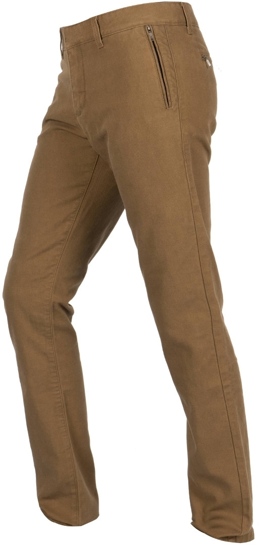 Helstons Chino Motorcycle Textile Pants, green-brown, Size 31, green-brown, Size 31