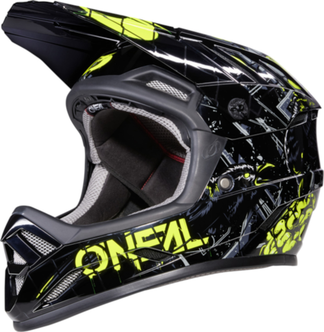 Oneal Backflip Zombie Downhill Helm, schwarz-gelb, Größe 2XS 53 54