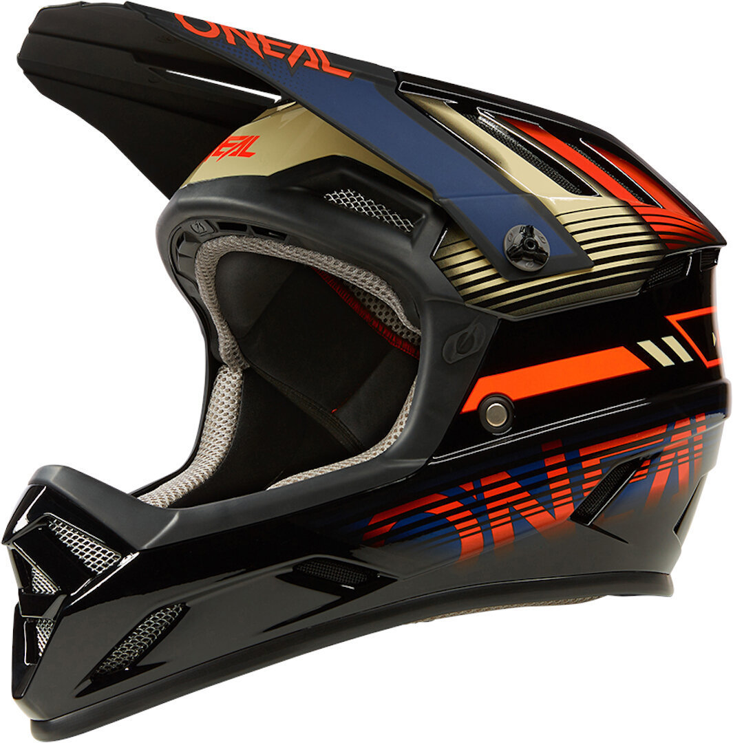 Oneal Backflip Eclipse Casco Downhill, nero-arancione, dimensione S