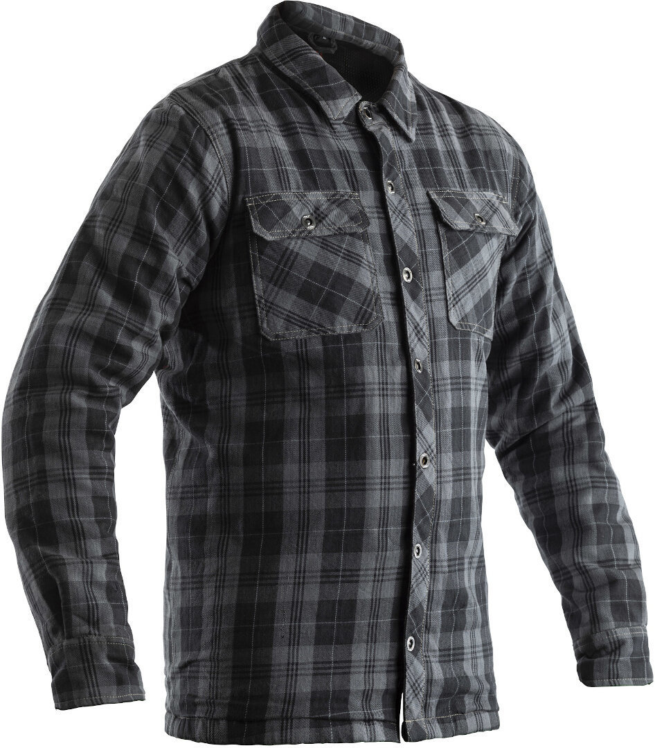 RST Lumberjack Motorrad Hemd, grau, Größe S