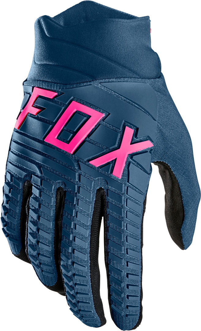 FOX 360 Motocross Gloves, pink-blue, Size XL, pink-blue, Size XL