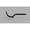 Manillar de aluminio LSL X-Bar Flat Track X14, 1 1/8 pulgadas, granallado negro