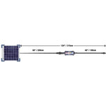 OPTIMATE Солнечный DUO Зарядное устройство 20 Вт для свинца / GEL / AGM / LFP
