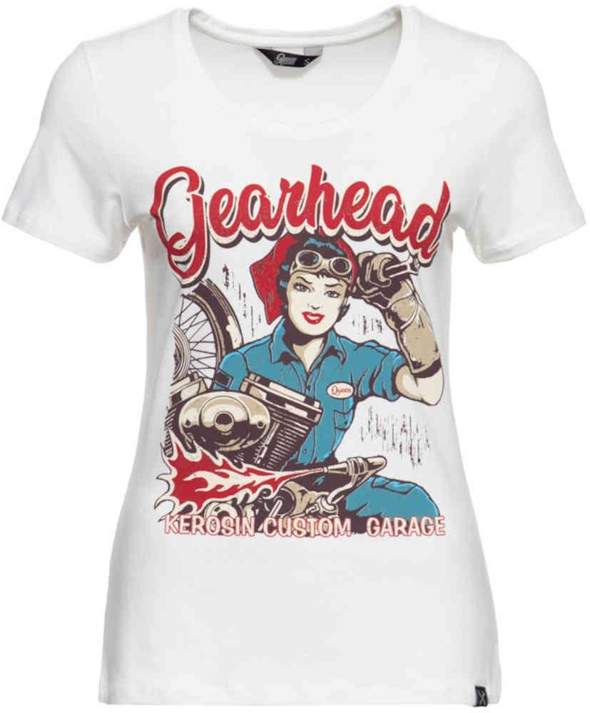Queen Kerosin Gearhead T-skjorte for kvinner