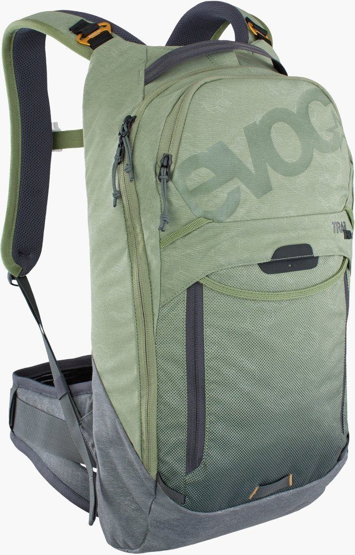 Evoc Trail Pro 10L Protector Backpack, green, Size S M, M Green unisex