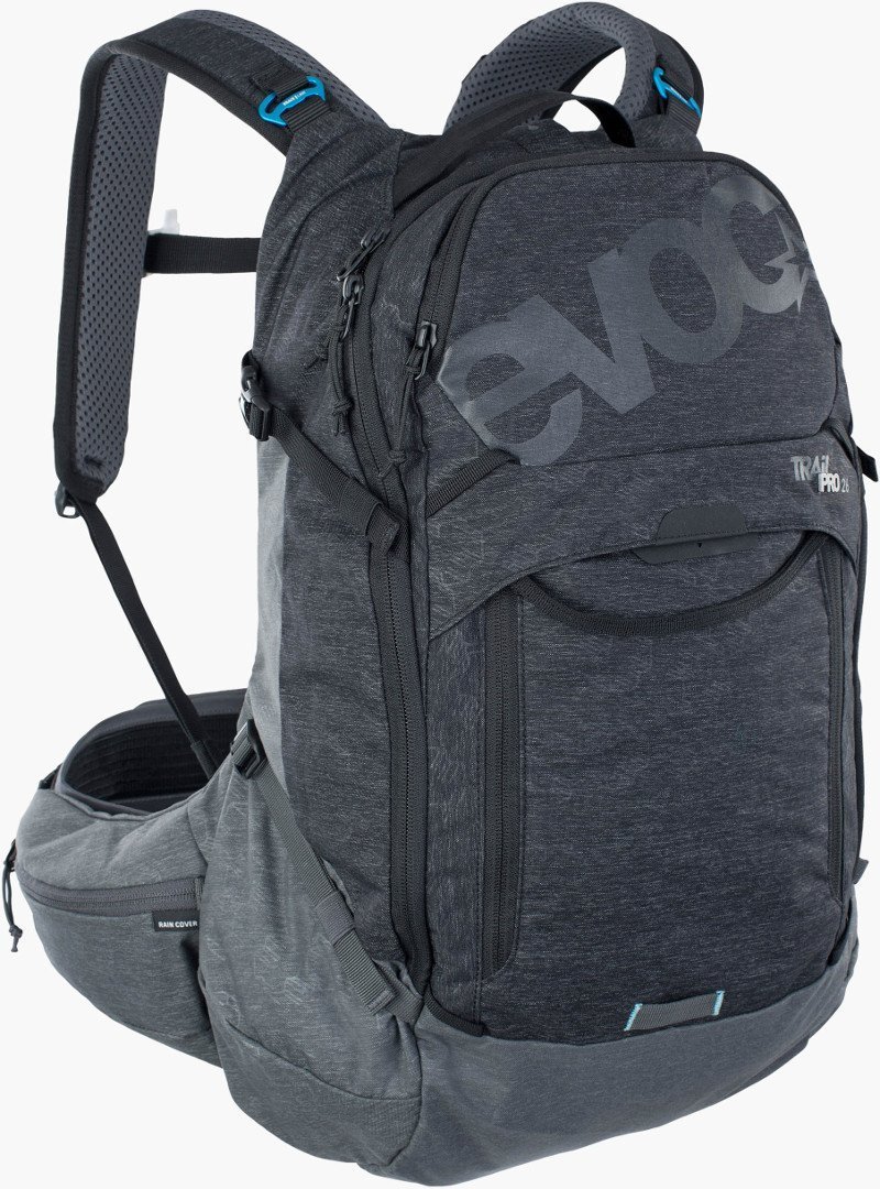 Evoc Trail Pro 26L Protector Backpack, black, Size S M, M Black unisex