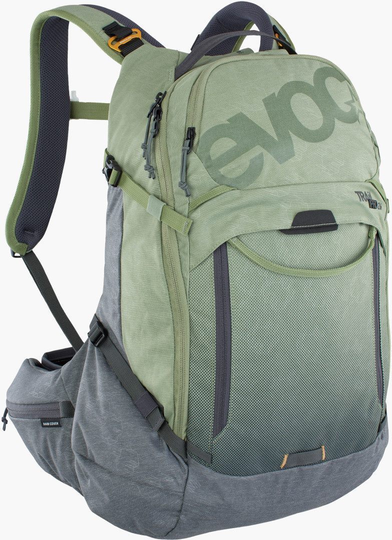 Evoc Trail Pro 26L Protector Backpack, green, Size S M, M Green unisex