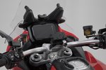 Montagem GPS SW-Motech no guidão - Preto. Ducati Multistrada V4 (20-).