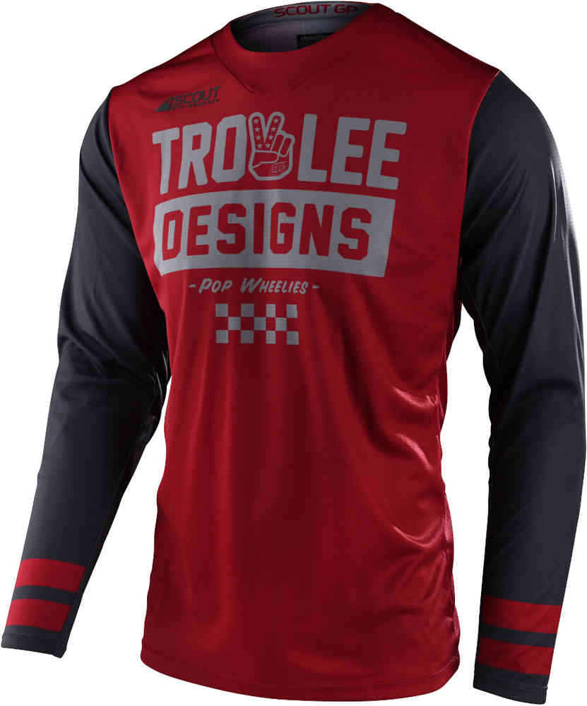 Troy Lee Designs Scout GP Peace & Wheelies Motocross-trøyen