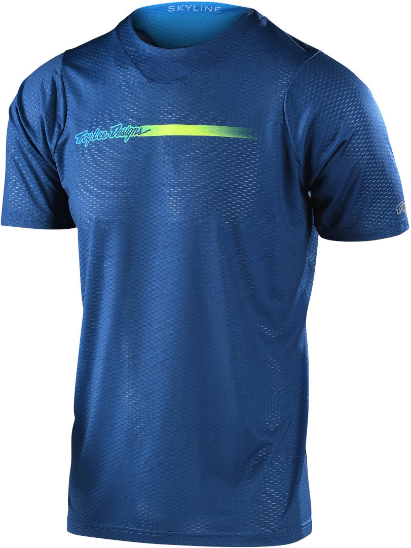 Troy Lee Designs Skyline Air Channel Fahrrad T-Shirt, blau, Größe XL