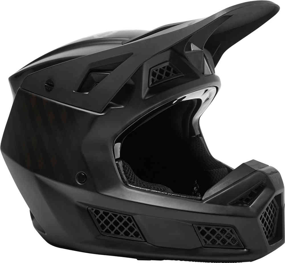 FOX V3 RS Black Carbon Motocross Helmet 