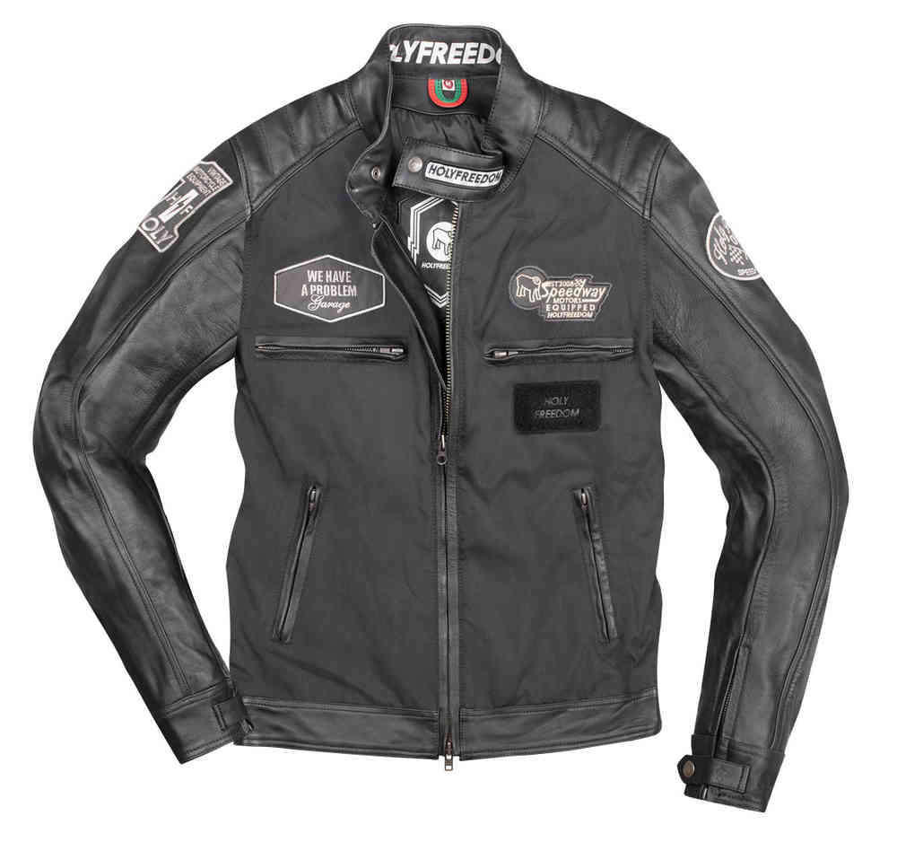 HolyFreedom Zero TL veste de moto en cuir/textile