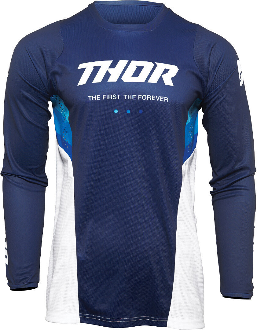 Thor Pulse React Motocross Jersey, blue, Size 3XL, blue, Size 3XL