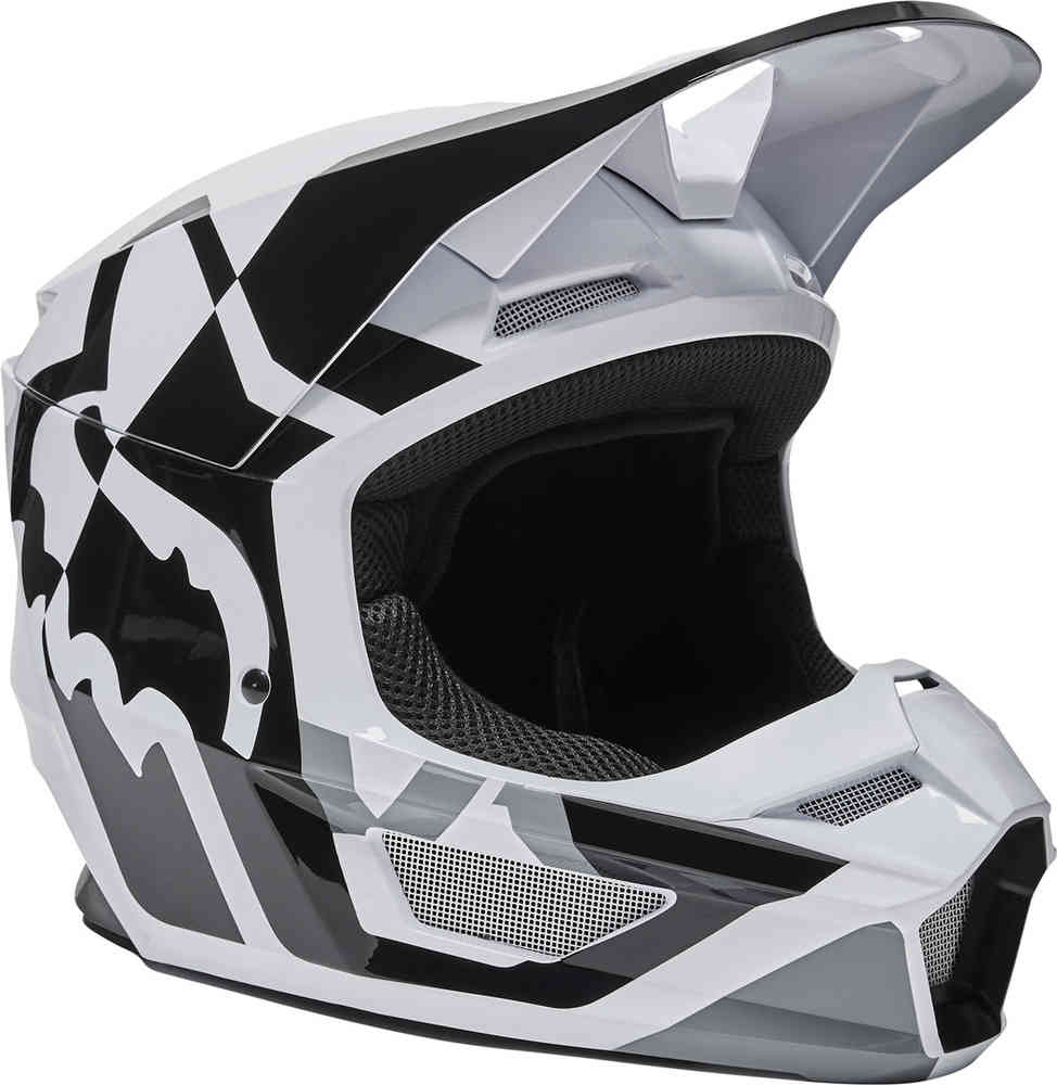 FOX V1 Lux 青年摩托十字頭盔