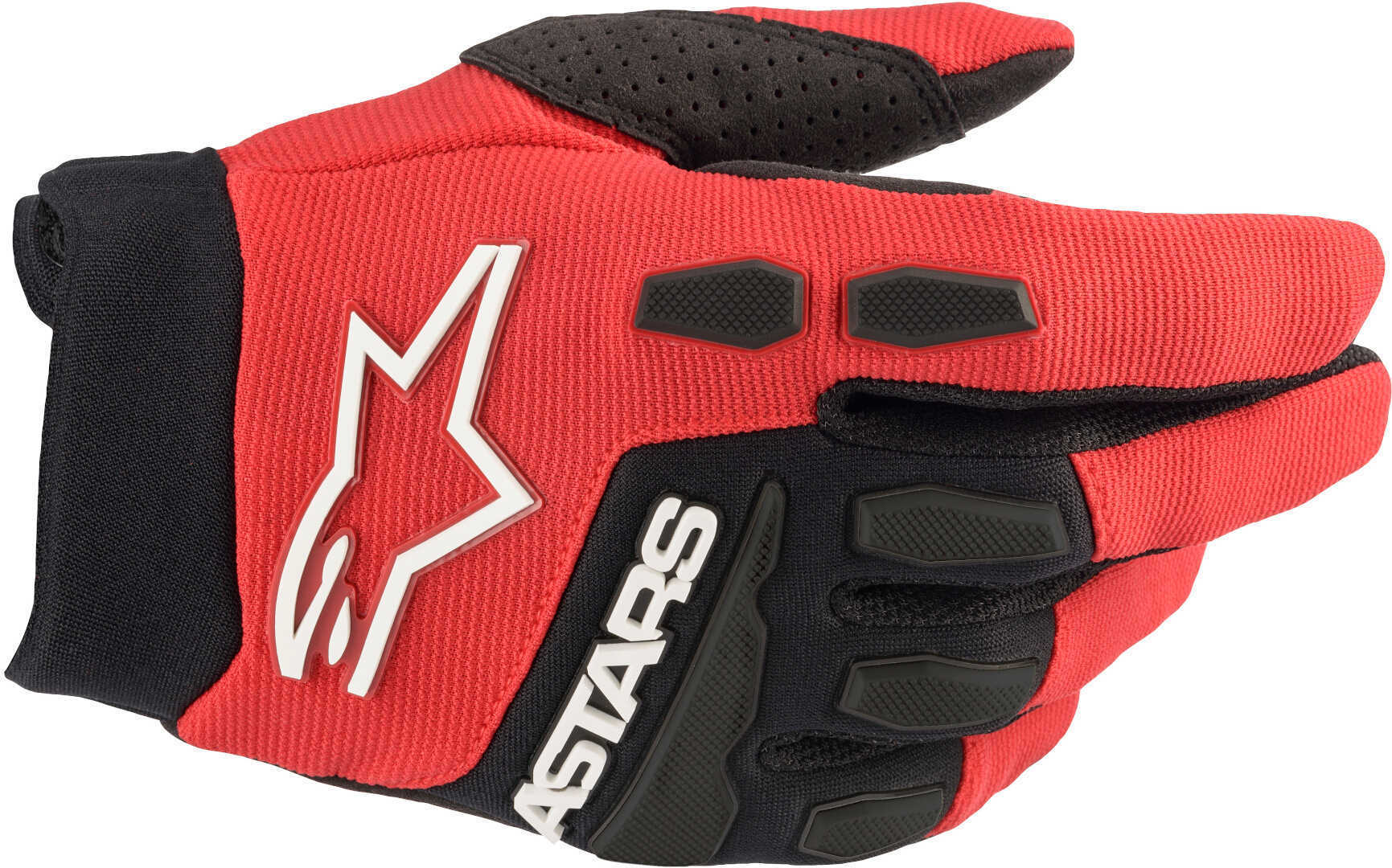 Alpinestars Full Bore Jugend Motocross Handschuhe, schwarz-rot, Größe L