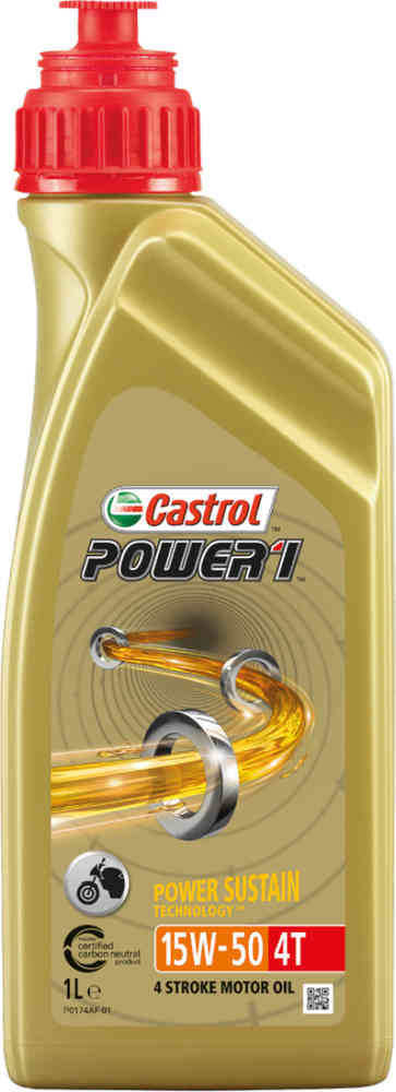 Castrol Power 1 4T 15W-50 Moottoriöljy 1 litra