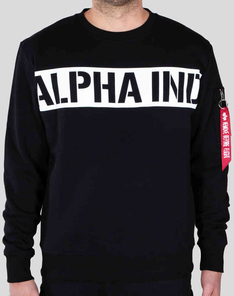 Alpha Industries Printed Stripe Sweter