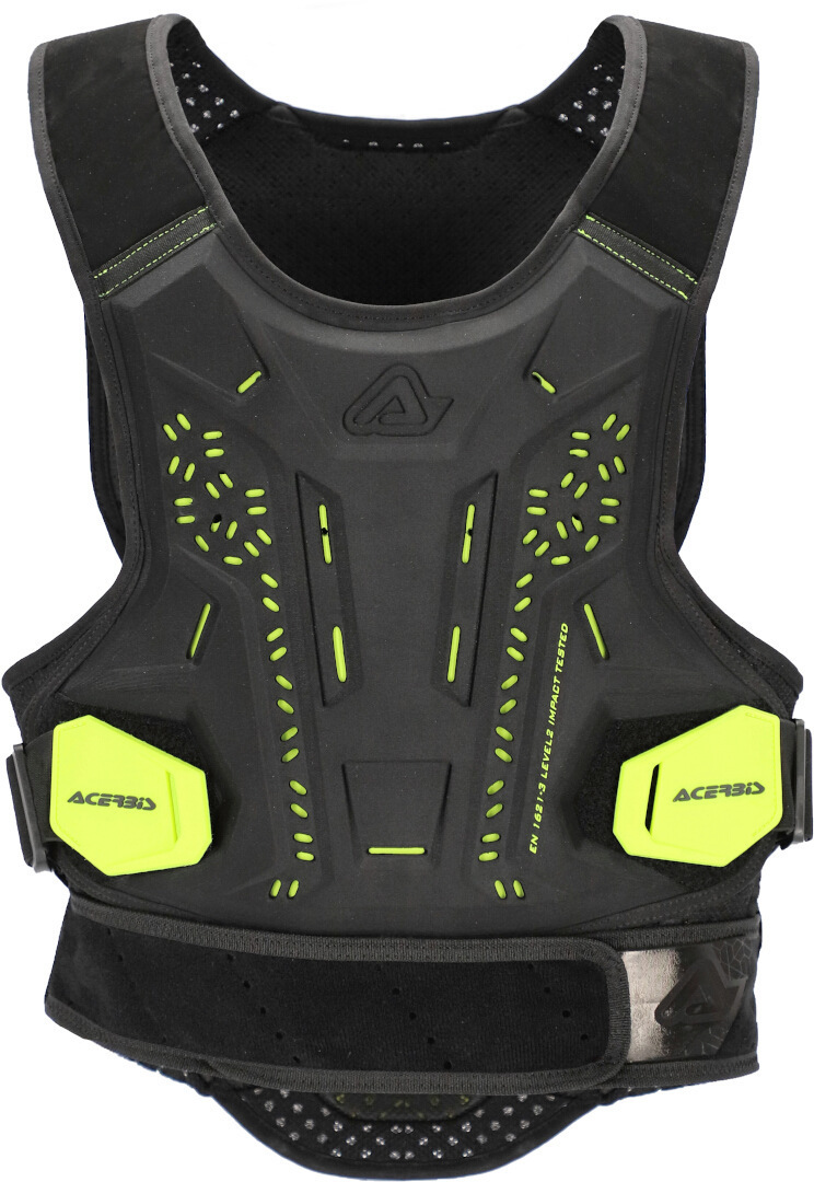 Acerbis DNA Chest Protector, black-yellow, Size S M, black-yellow, Size S M