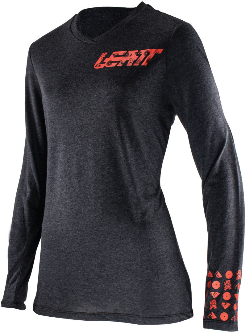 Leatt MTB Gravity 2.0 Damen Fahrrad Jersey, schwarz, Größe L