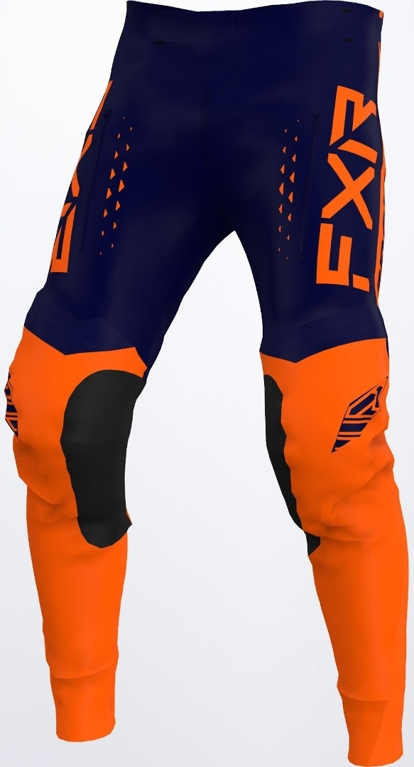 FXR Off-Road RaceDiv Motocross Pants, blue-orange, Size 40, blue-orange, Size 40