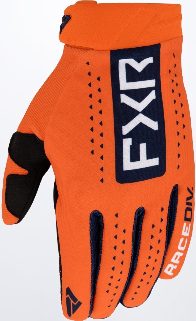 Image of FXR Reflex Guanti motocross, blu-arancione, dimensione S