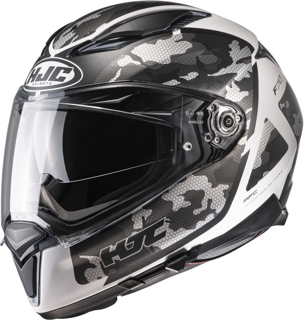 HJC F70 Katra Helmet, grey-white, Size XL, grey-white, Size XL