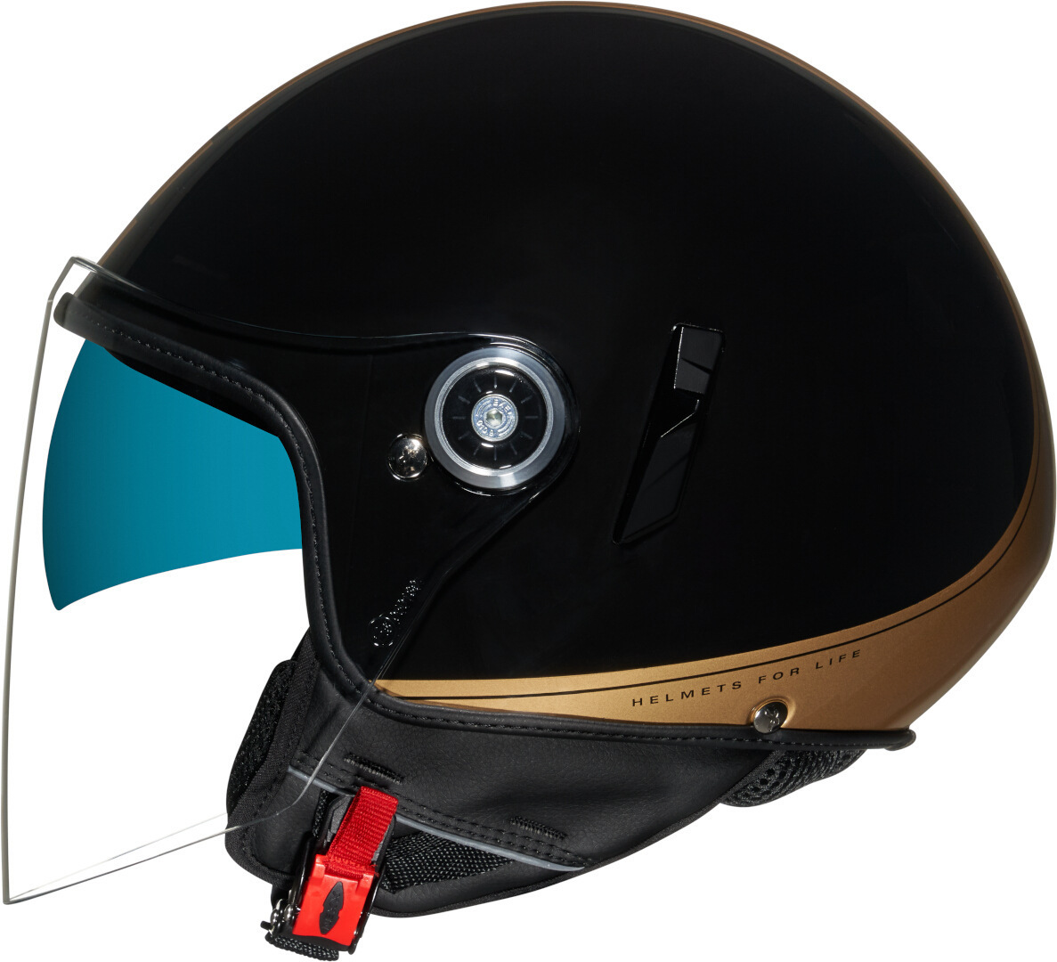 Nexx SX.60 Sienna Jet Helm, zwart-goud, afmeting S