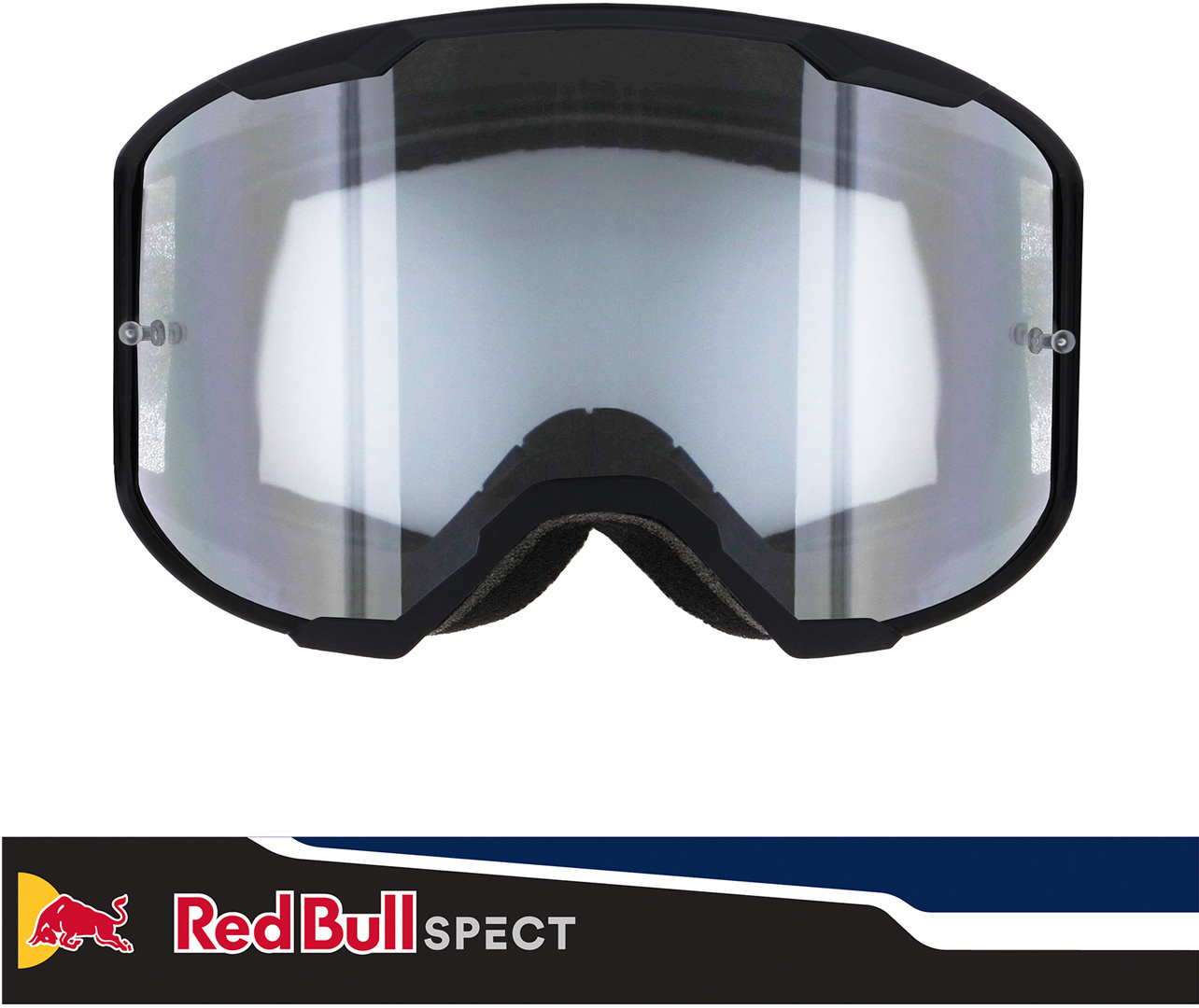 Red Bull SPECT Eyewear Strive 012 Motocross Brille, transparent