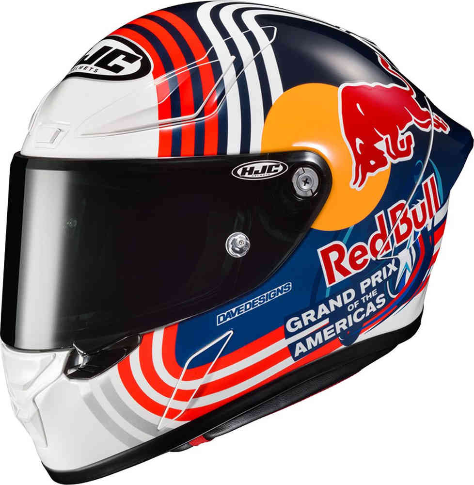 Hjc Rpha 1 Red Bull Austin Gp Helmet Buy Cheap Fc Moto