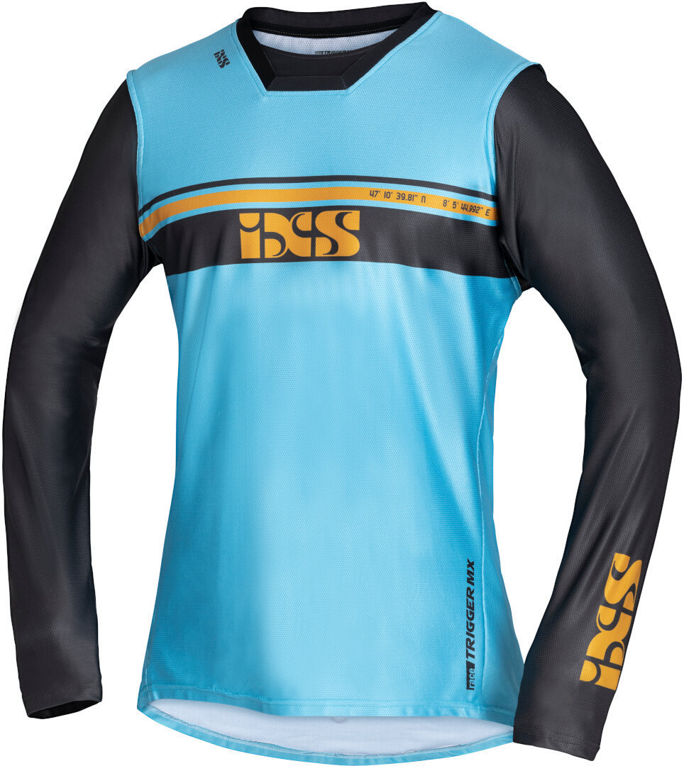 IXS Trigger 2.0 Motocross Jersey, grey-blue, Size XS, grey-blue, Size XS