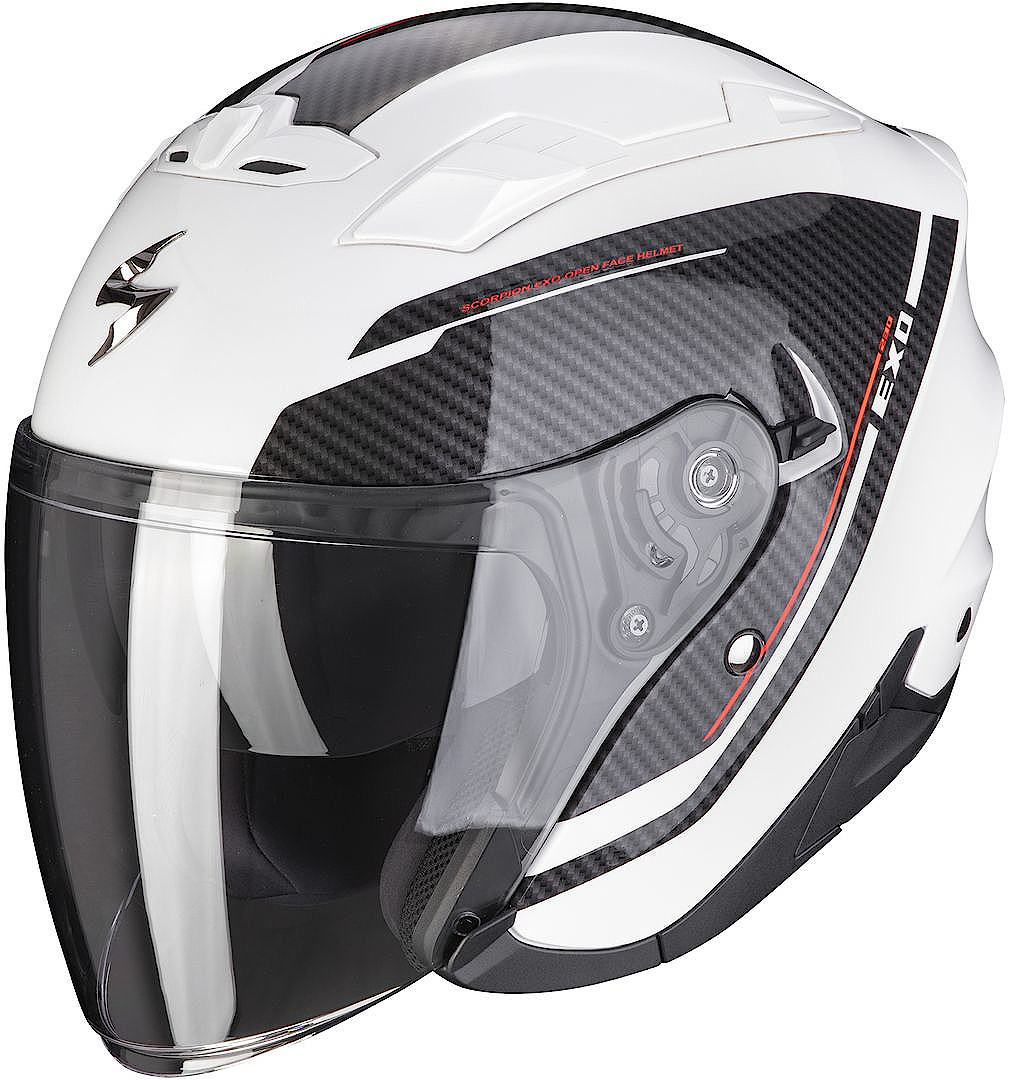 Scorpion EXO-230 Fenix Jet Helmet, black-white, Size S, black-white, Size S