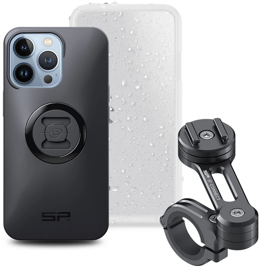 SP Connect Moto Bundle iPhone 13 Pro Smartphone Mount, black, black, Size One Size