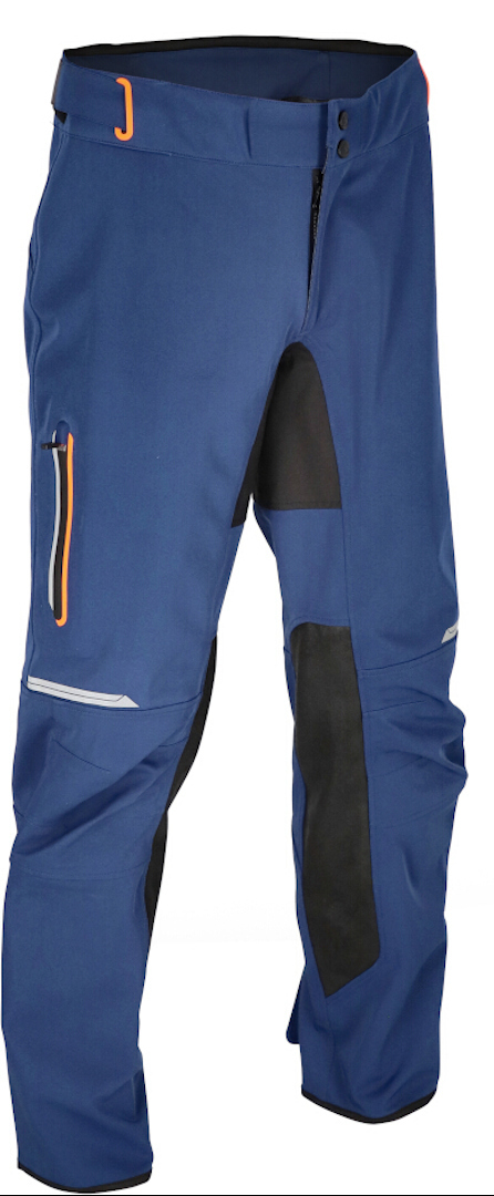 Image of Acerbis X-Duro Baggy WP Pantaloni Motocross, blu-arancione, dimensione 38