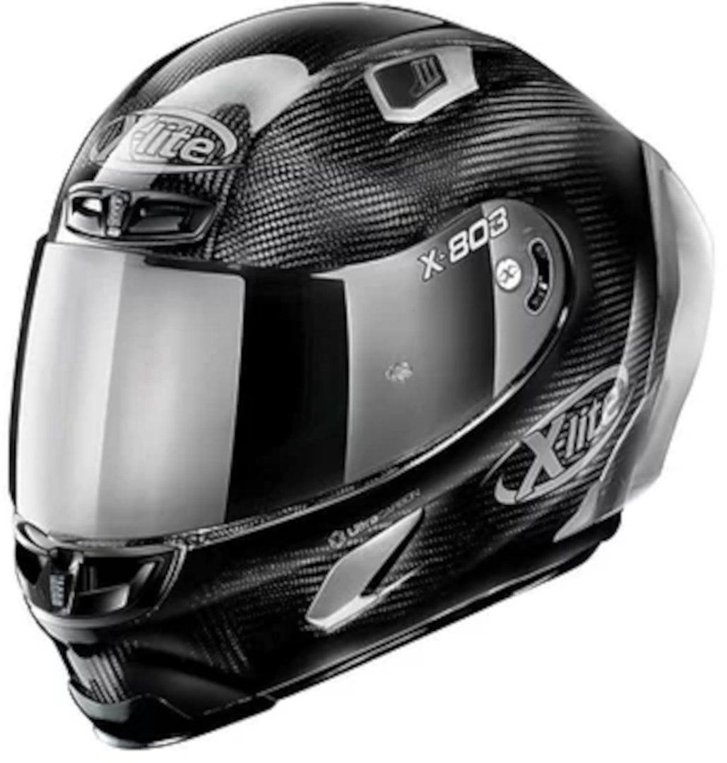 X-Lite X-803 RS Ultra Carbon Silver Edition Helmet, black-silver, Size 2XL, black-silver, Size 2XL