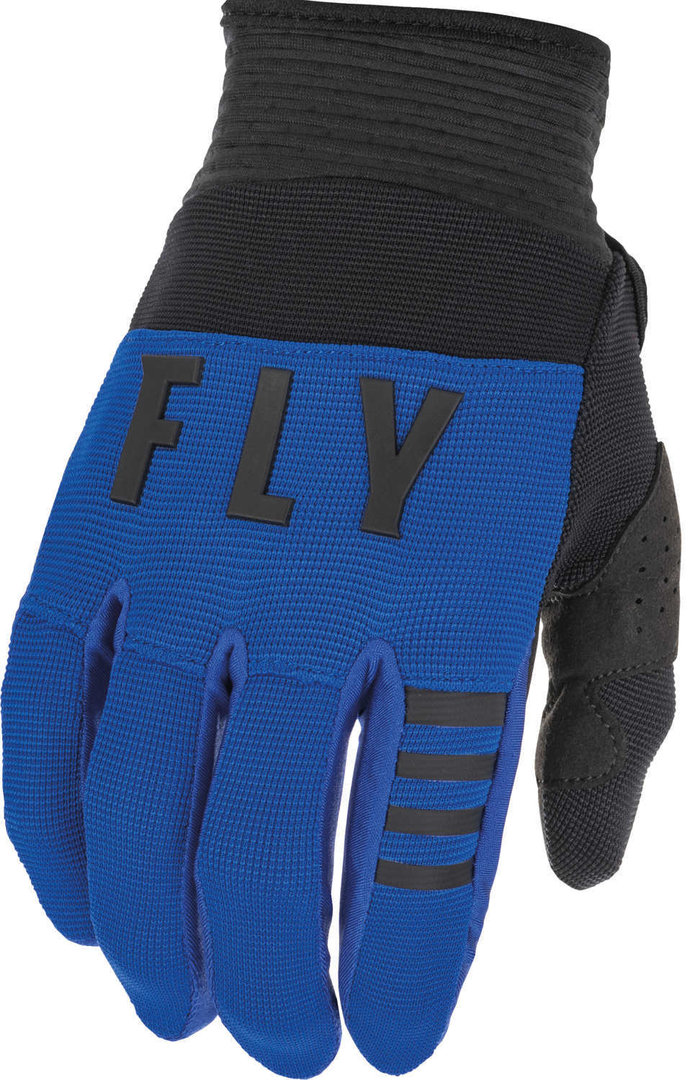 Fly Racing F-16 Youth Motocross Gloves, black-blue, Size L, black-blue, Size L