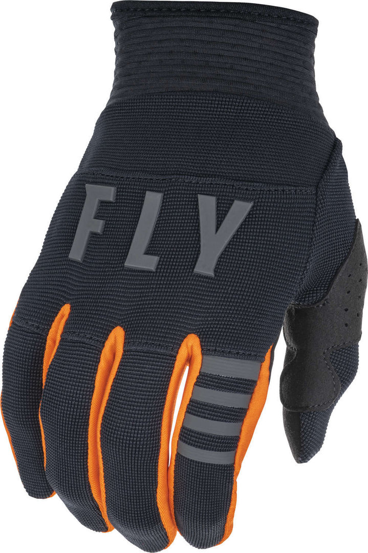 Fly Racing F-16 Youth Motocross Gloves, black-orange, Size XS, black-orange, Size XS