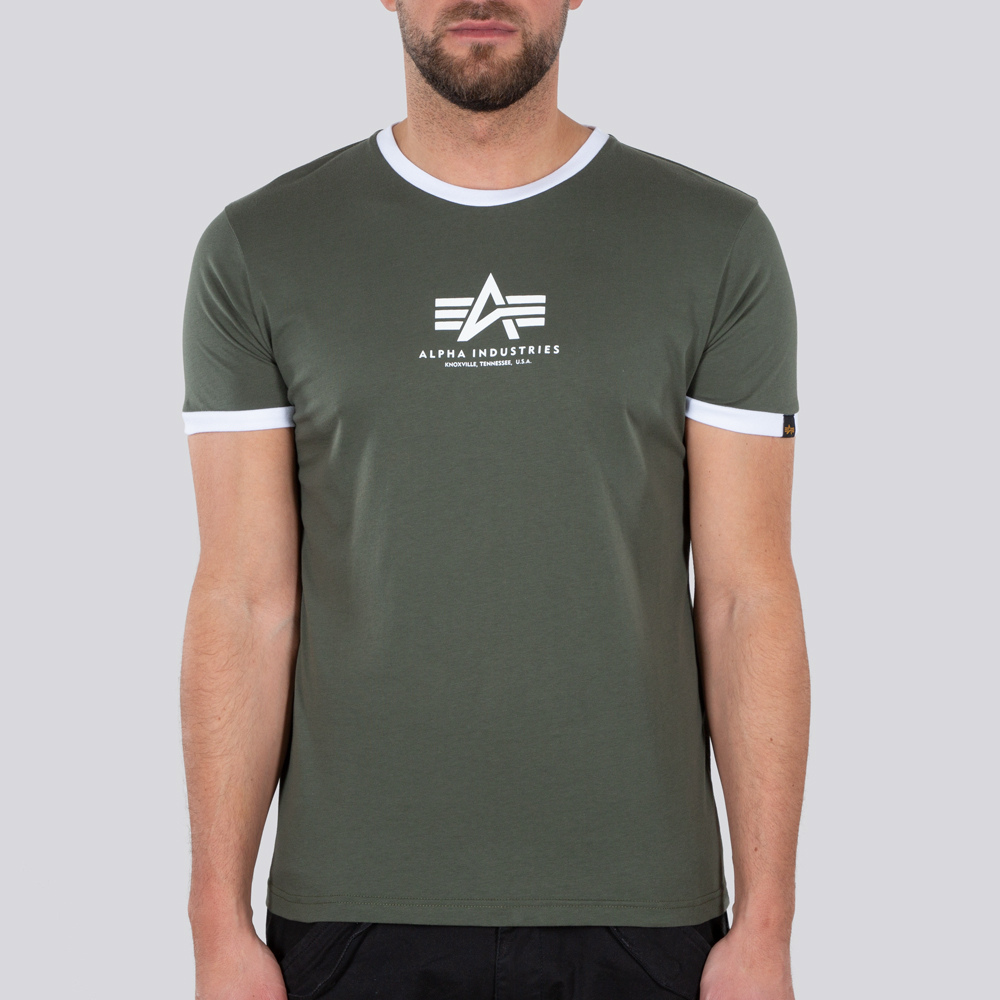 Industries ML Alpha Contrast ▷ - cheap buy Basic T T-Shirt FC-Moto