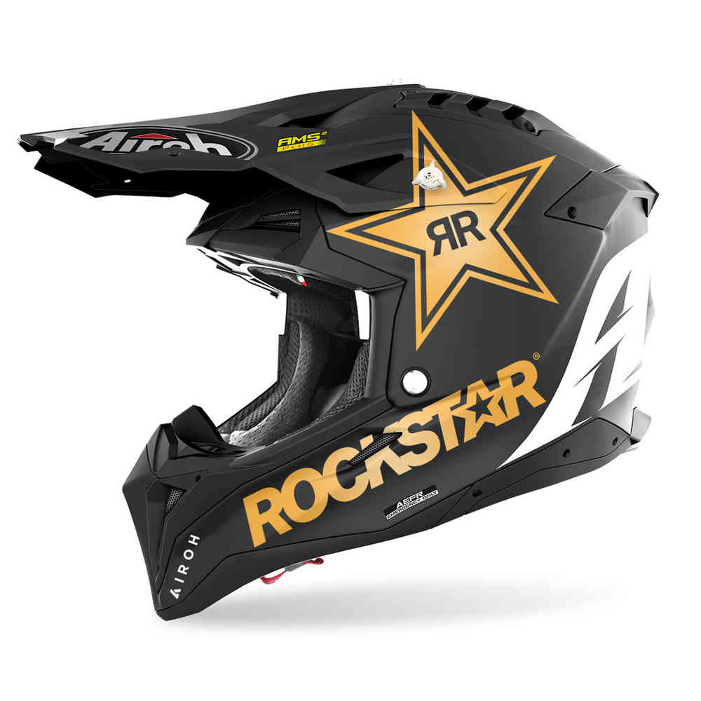 Airoh Aviator 3 Rockstar Шлем для мотокросса