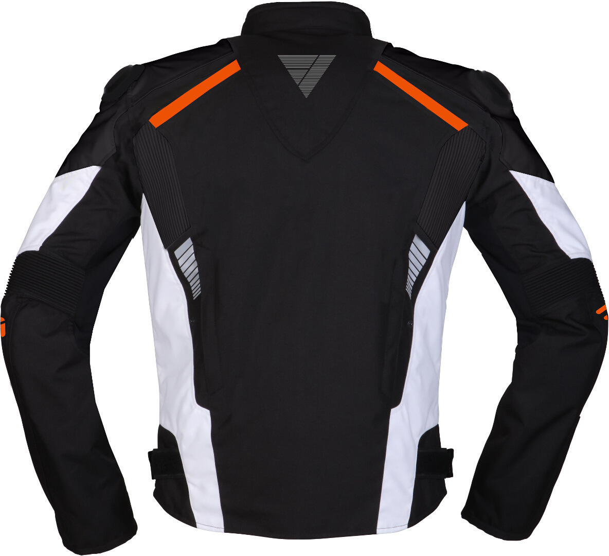 Photos - Motorcycle Clothing MODEKA Lineos Motorcycle Textile Jacket, black-white-orange, Size XS for M 