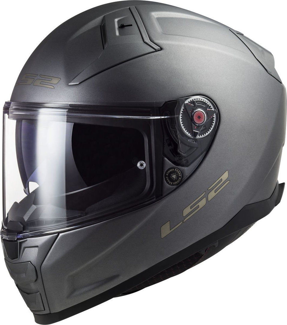 LS2 Vector II Solid Helm, zilver, afmeting 2XL