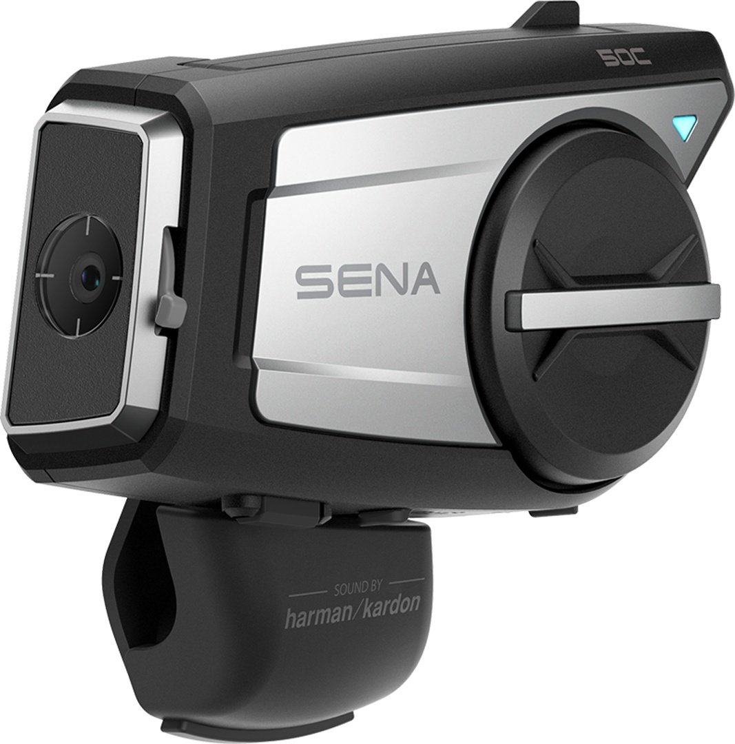 Sena 50C Sound by Harman Kardon Bluetooth Kommunikationssystem und Kamera Einzelset, schwarz