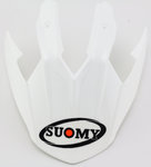 Suomy MX Tourer Plain White ヘルメットピーク