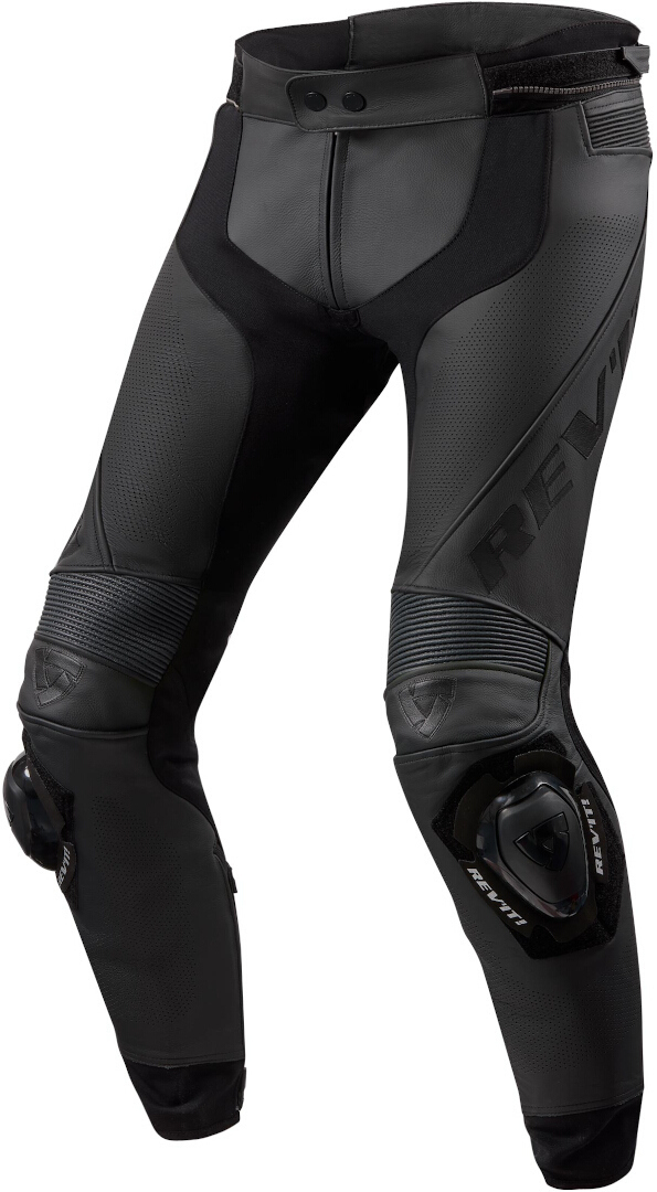 Image of Revit Apex Pantaloni in pelle da moto, nero, dimensione 34 46